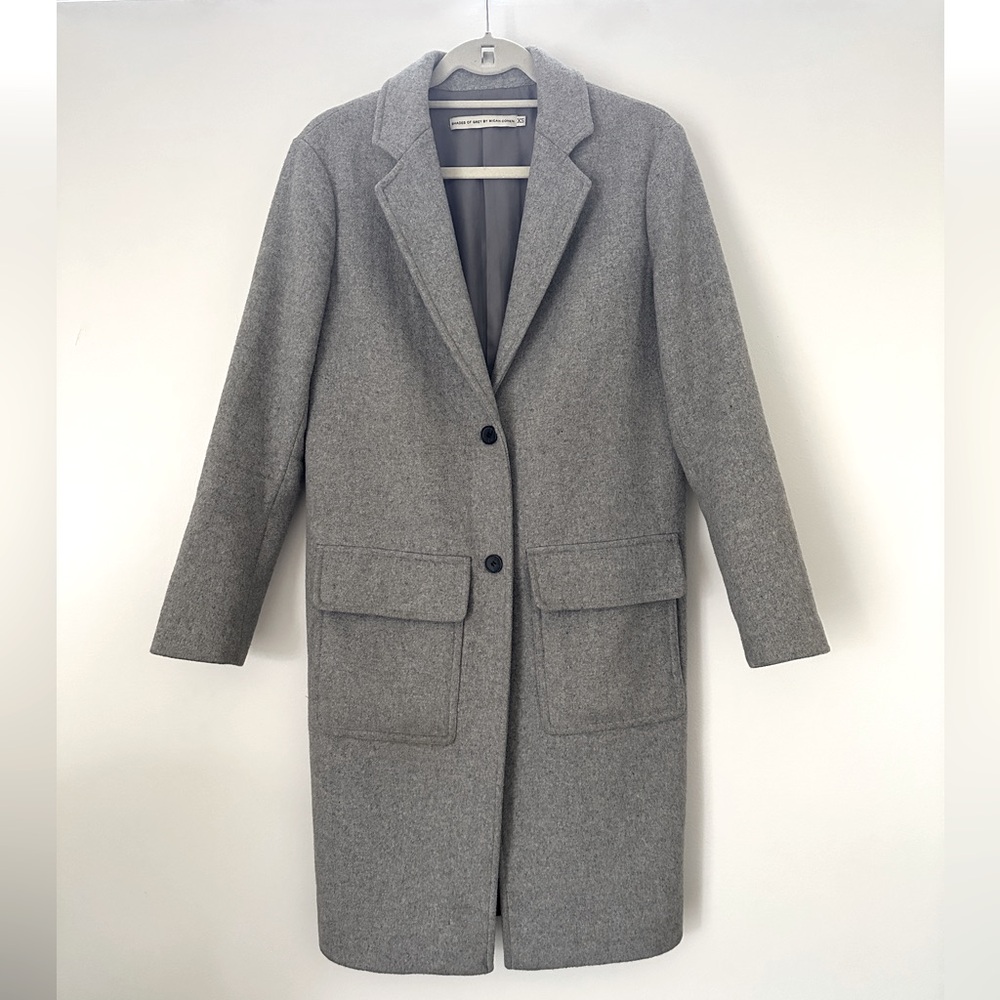 Gray long coat XS Shades of Grey by Micah Cohen